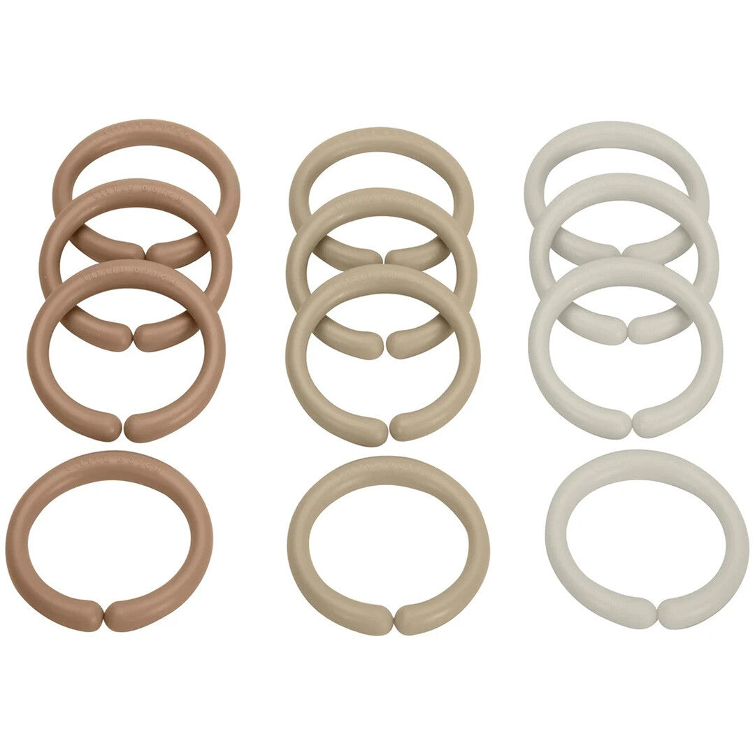 little dutch speelgoedringen beige - 12st | LD4962 | 1