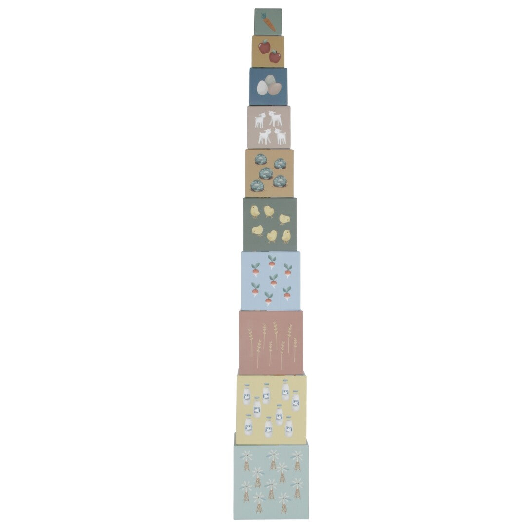 little dutch stapeltoren little farm - 10-delig | LD7139 | 2