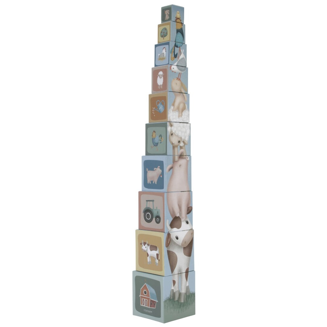 little dutch stapeltoren little farm - 10-delig | LD7139 | 3