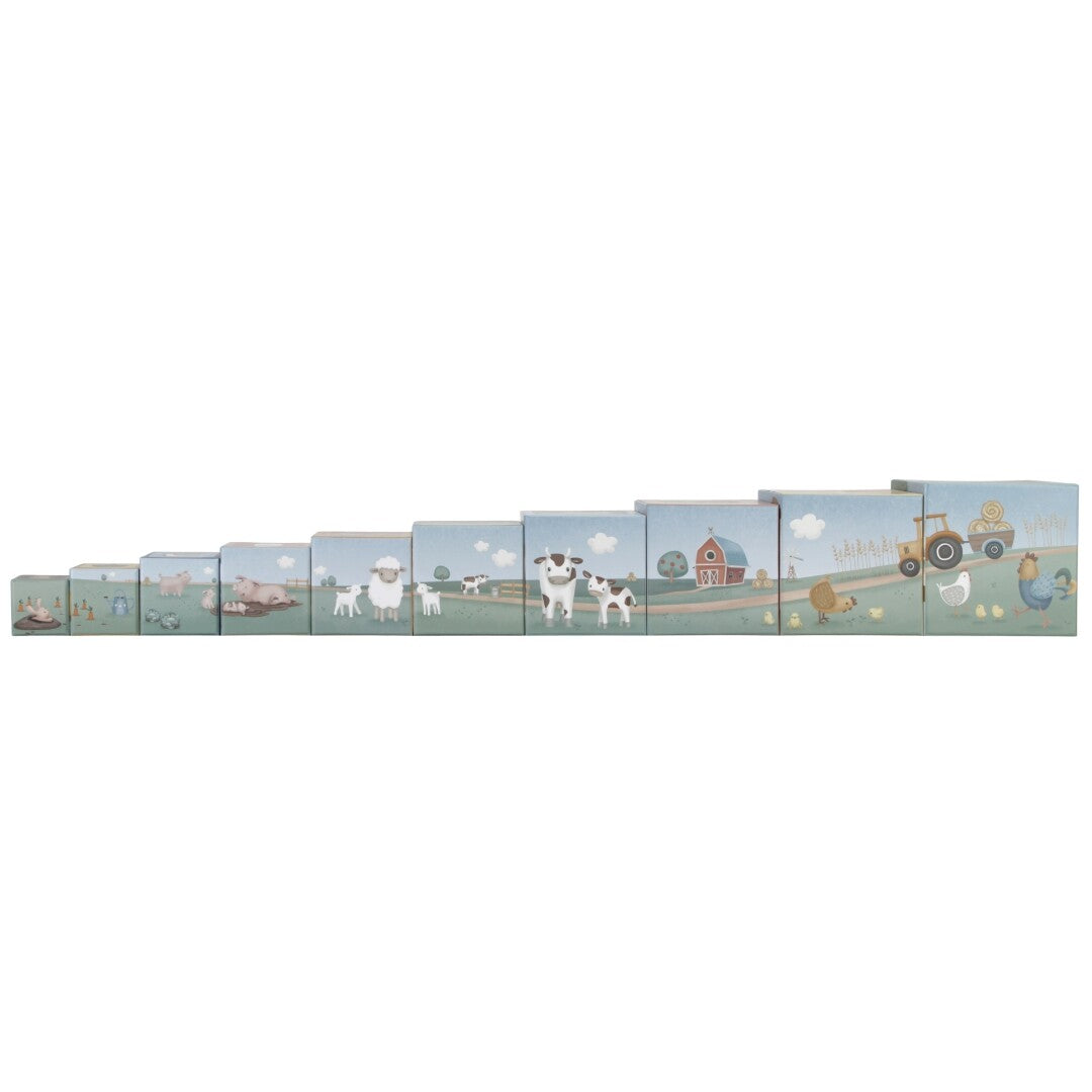 little dutch stapeltoren little farm - 10-delig | LD7139 | 4