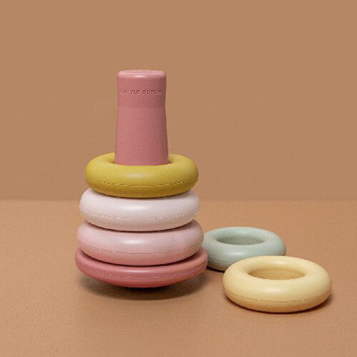 little dutch stapeltoren ringen roze  | 2007772 | 2