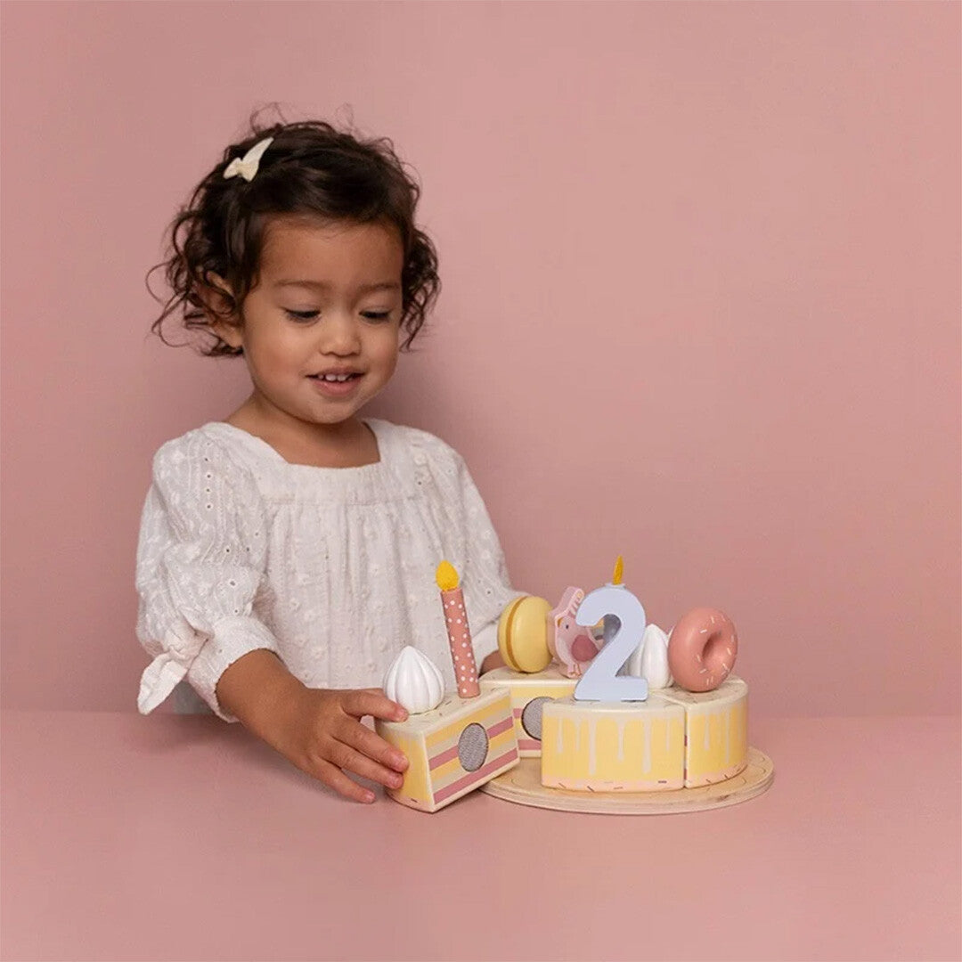 little dutch verjaardagstaart roze | LD8015 | 5