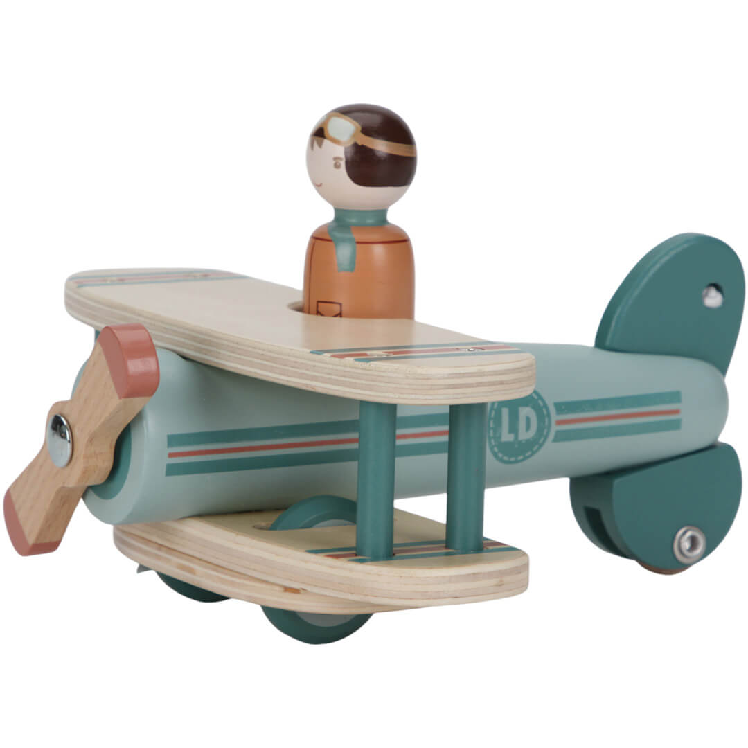 little dutch vliegtuig met piloot | LD8020 | 0