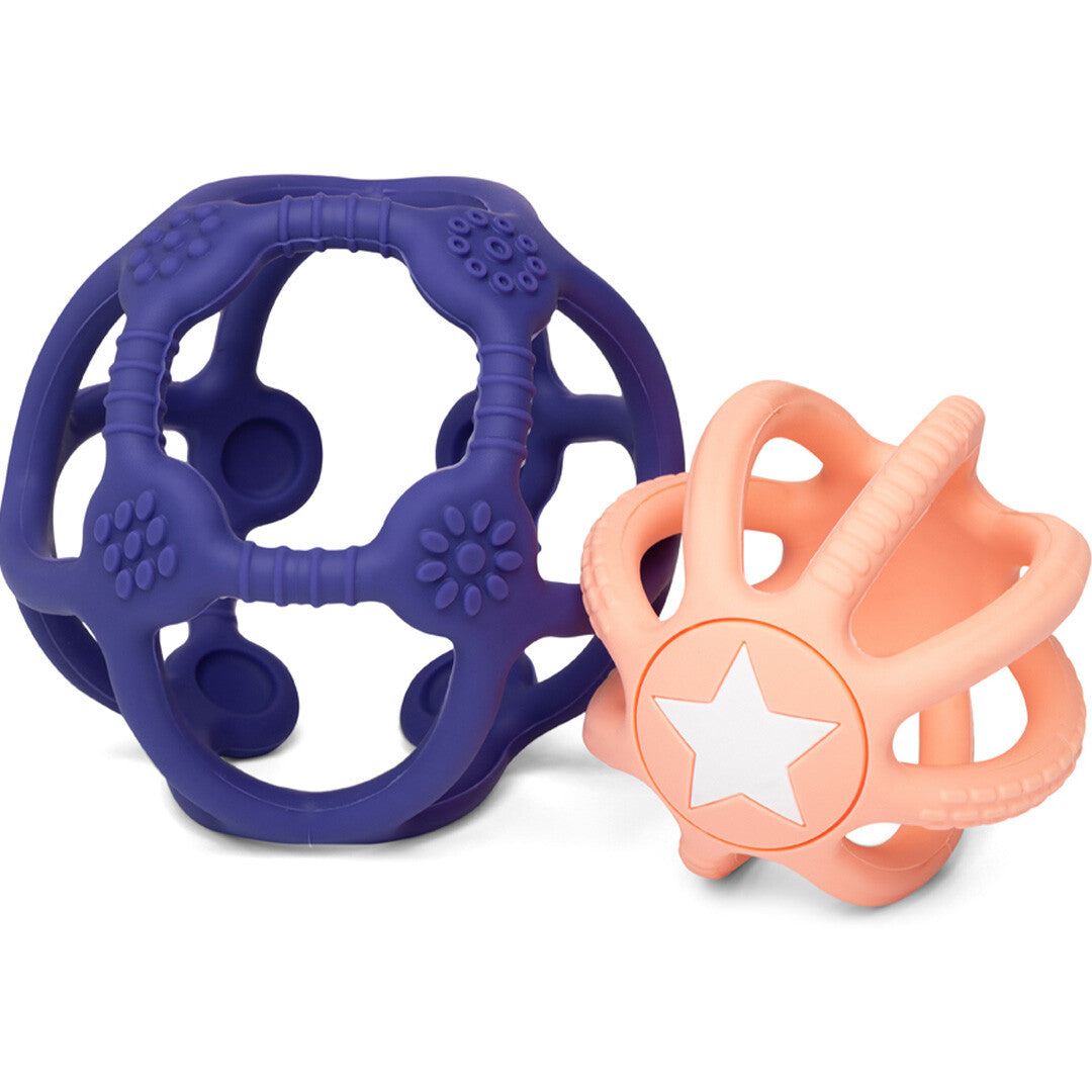 little l sensorische ballen blauw en roze - 2st | LL001-001 | 0