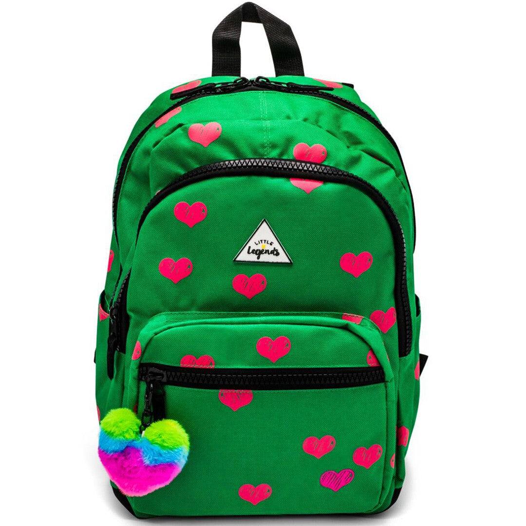 little legends kinderrugzak met regenhoes large - heart - 38 cm | LL2009-13 | 0