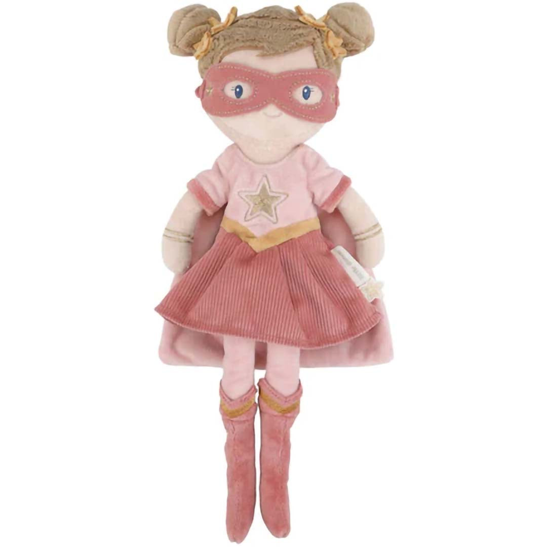 little dutch knuffelpop rosa - superheld - 35 cm | LD4673 | 1