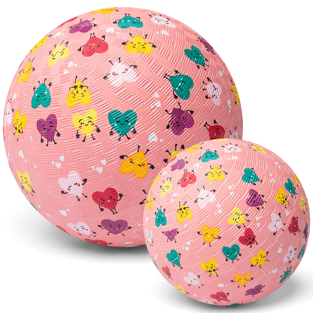 little l speelbal hartjes - 13 cm | LLB-027 | 3