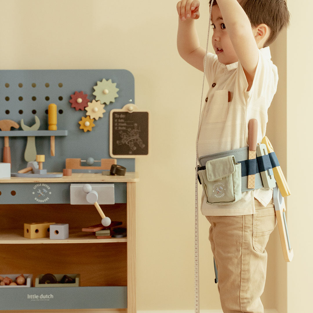 little dutch gereedschapsriem - blauw - 6-delig | LD2543 | 1