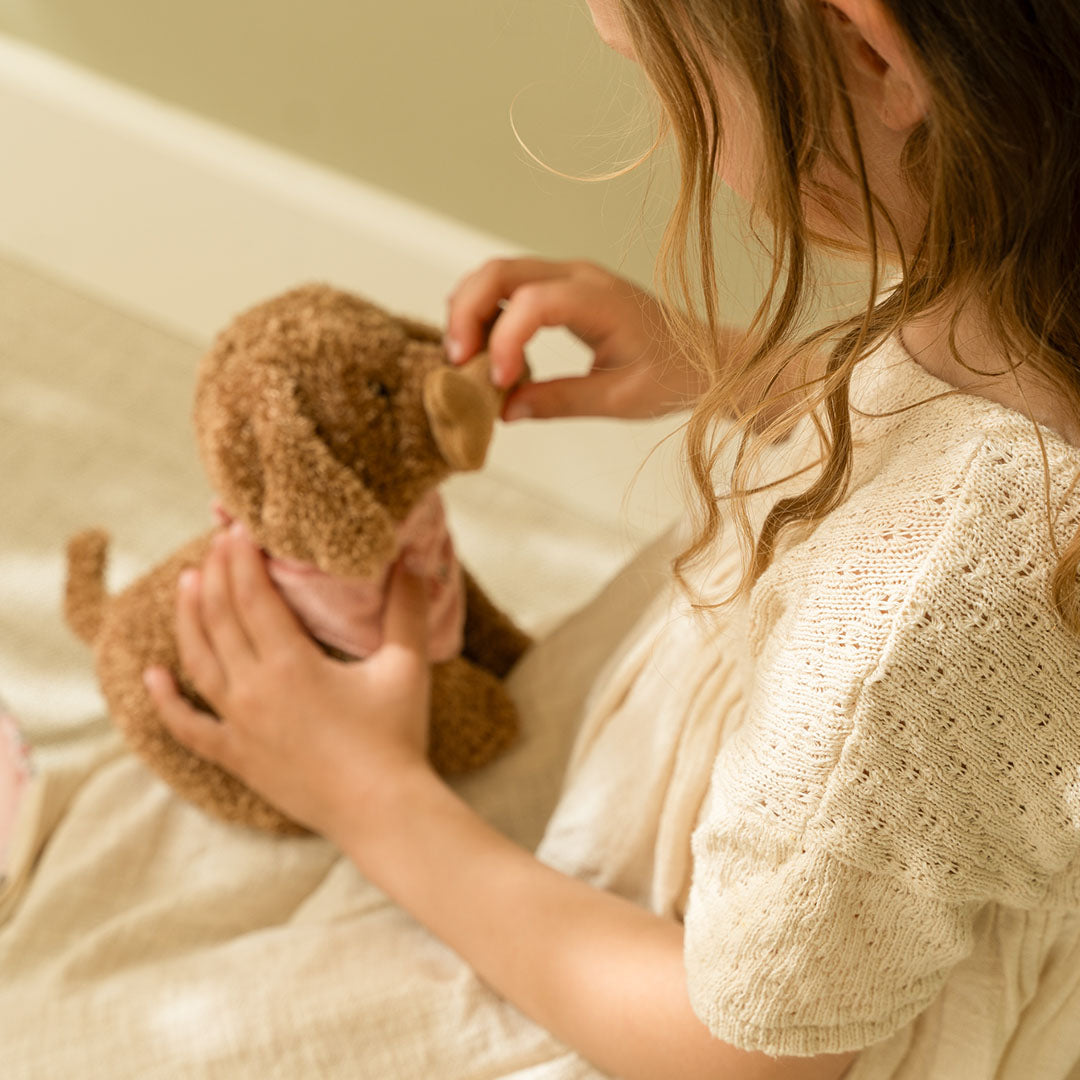 little dutch knuffelhond met draagtas - jackie | LD4518 | 5