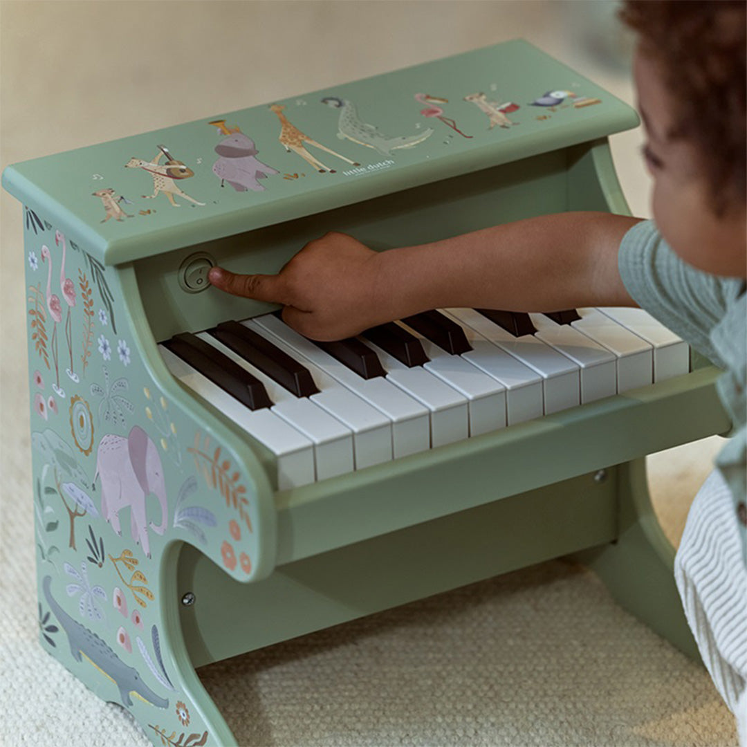 little dutch piano safari friends - groen | LD7476 | 3