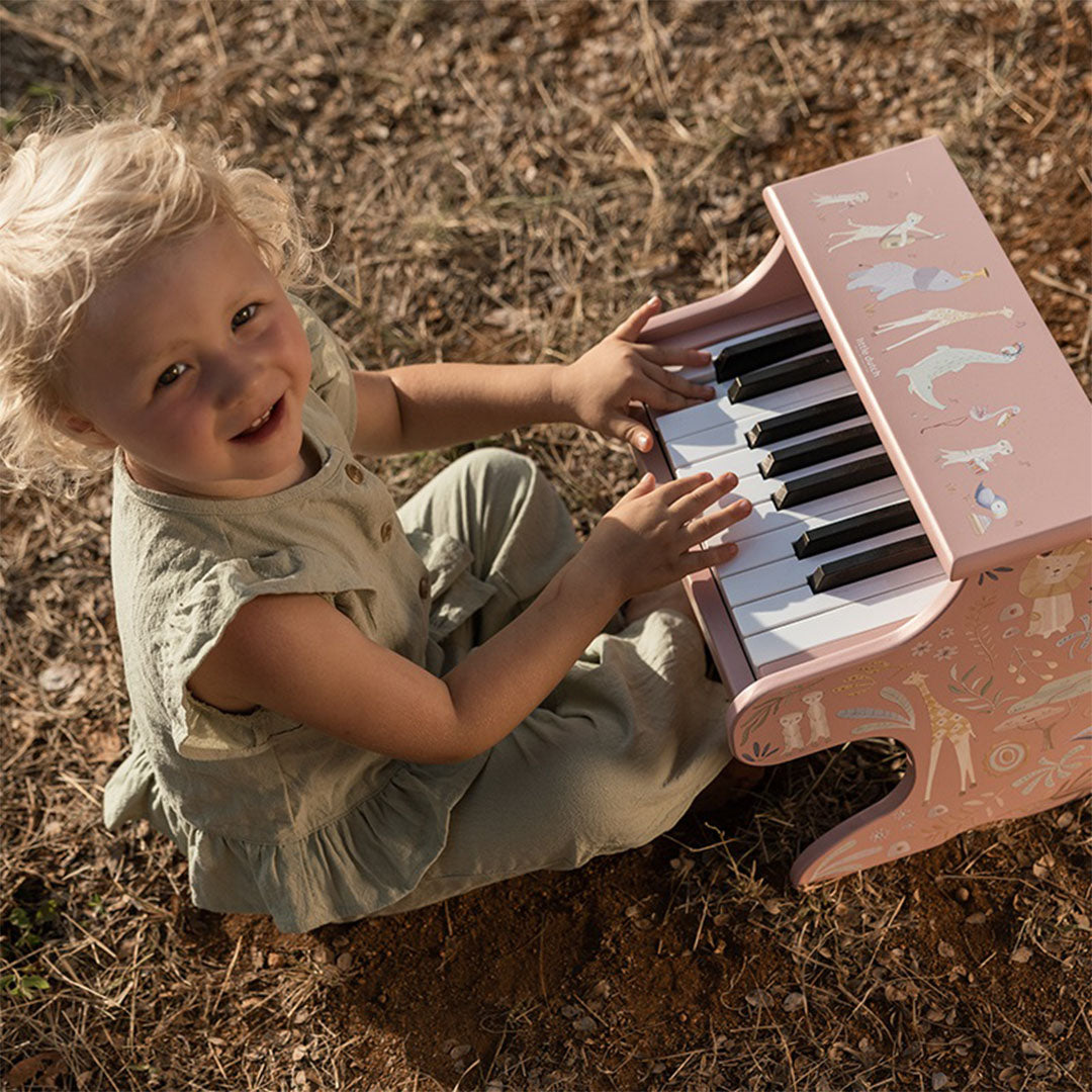 little dutch piano safari friends - roze | LD7477 | 2