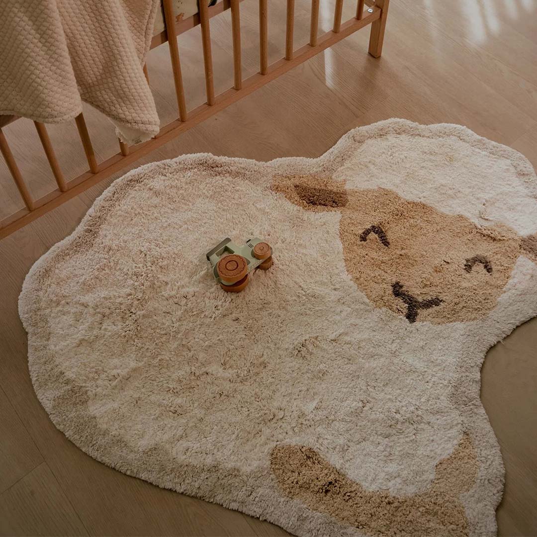 little dutch vloerkleed little farm - schaap - 118x80,5 cm | LDRU10995022 | 5