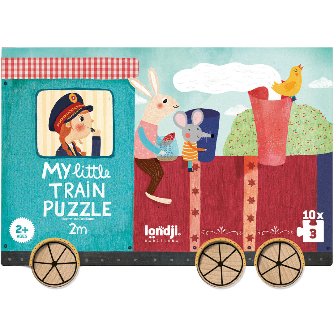 londji puzzel my little train - 10x3st | PZ588U | 0