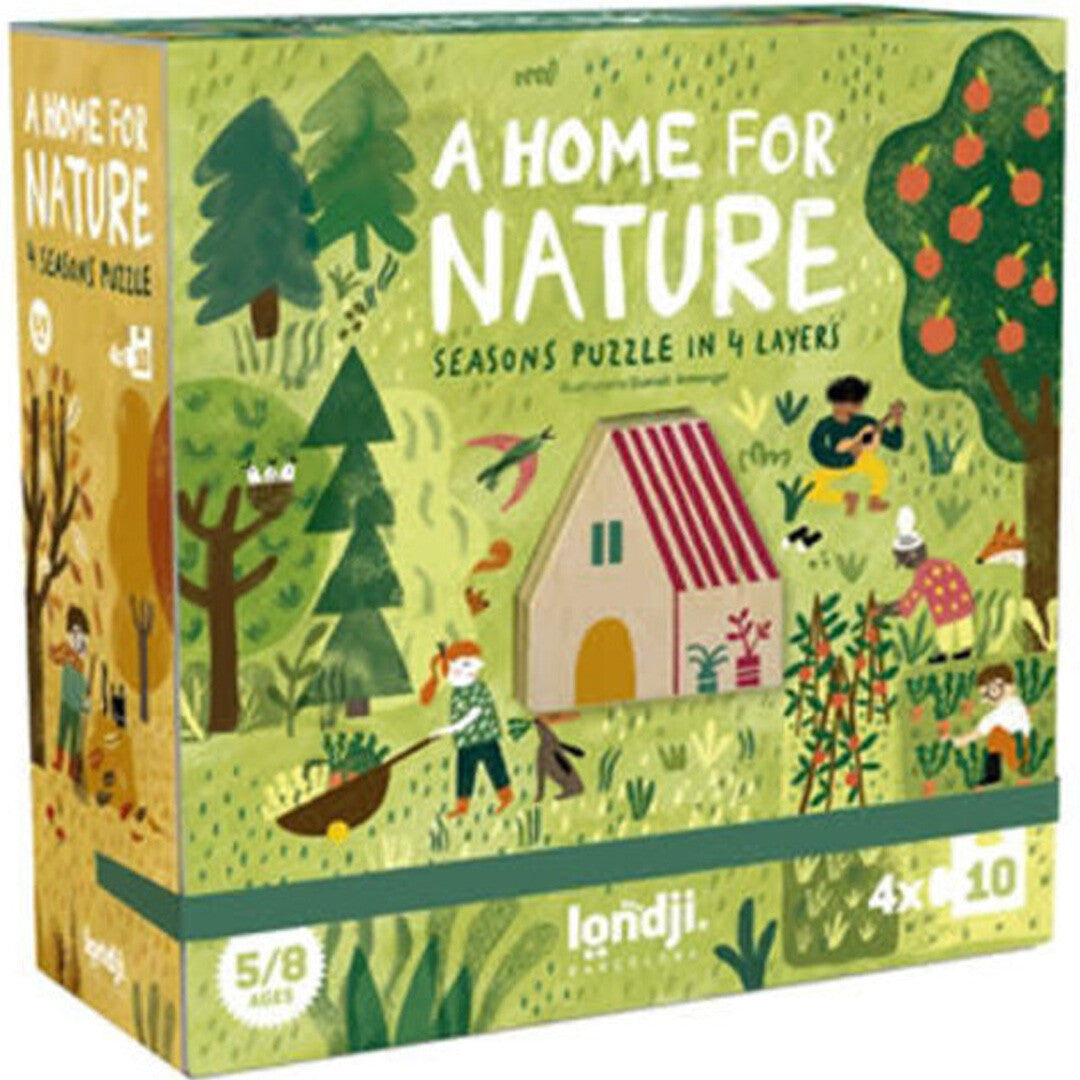 londji puzzel seizoenen - a home for nature | PZ587U | 0