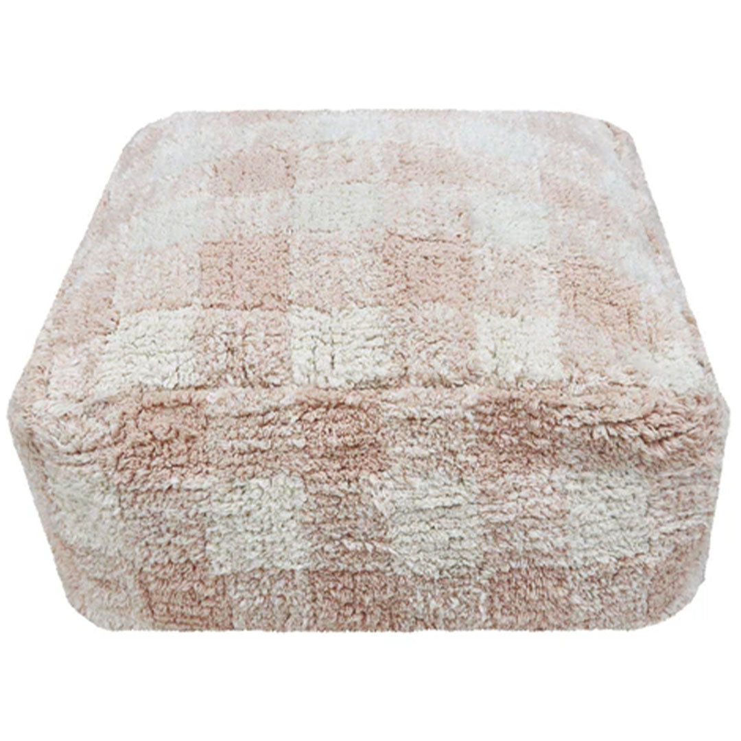 lorena canals poef vichy - rose | P-VICHY-ROS | 0