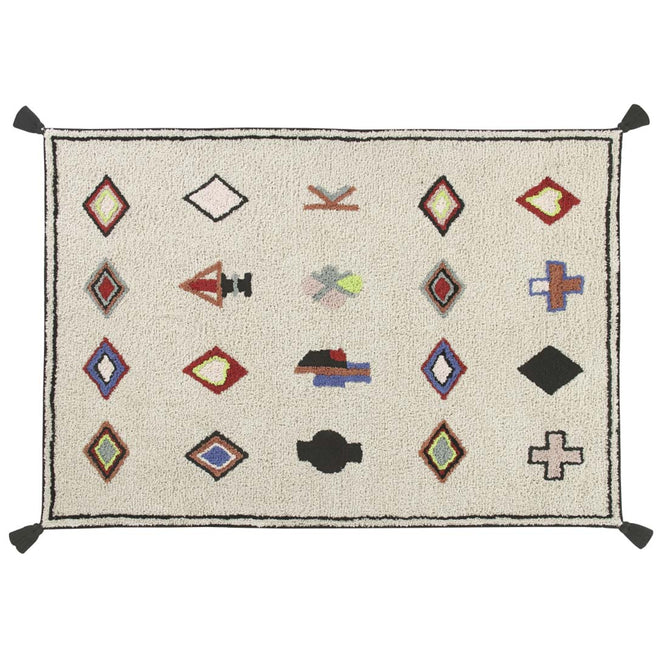 lorena canals wasbaar vloerkleed nadoor 140x200 cm | C-NAADOR | 1