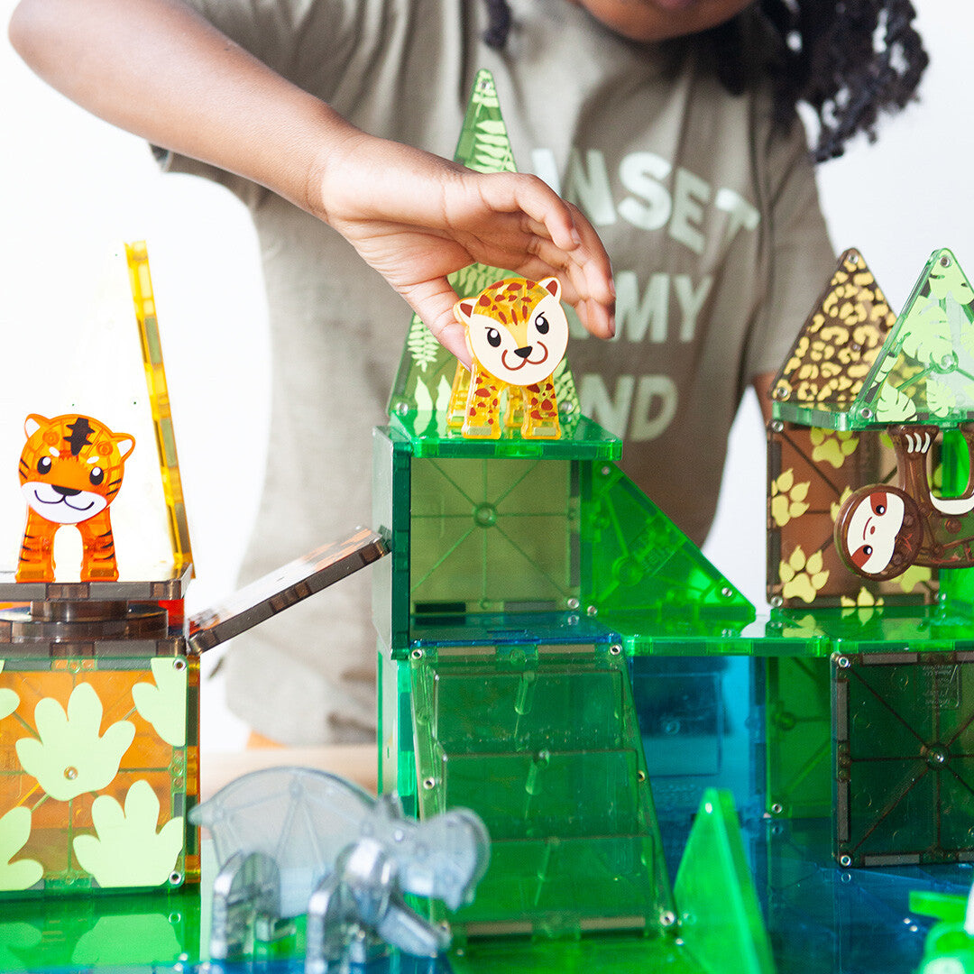 magna-tiles jungle animals - 25st | 850025176033 | 1