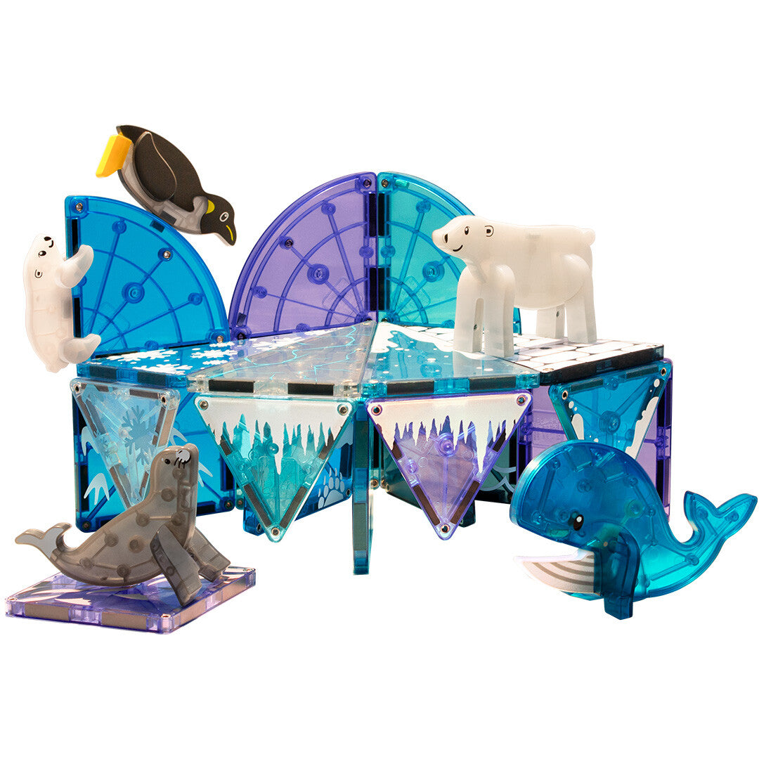magna-tiles magnetische tegels arctic animals - 25st | 850025176026 | 2