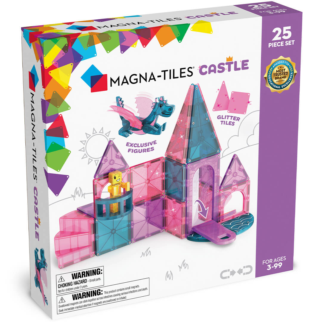 magna-tiles magnetische tegels castle - 25st | 242025CA | 0