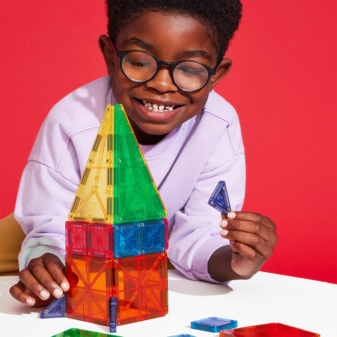 magna-tiles magnetische tegels combo met micromags - 20st | 244020CO | 1