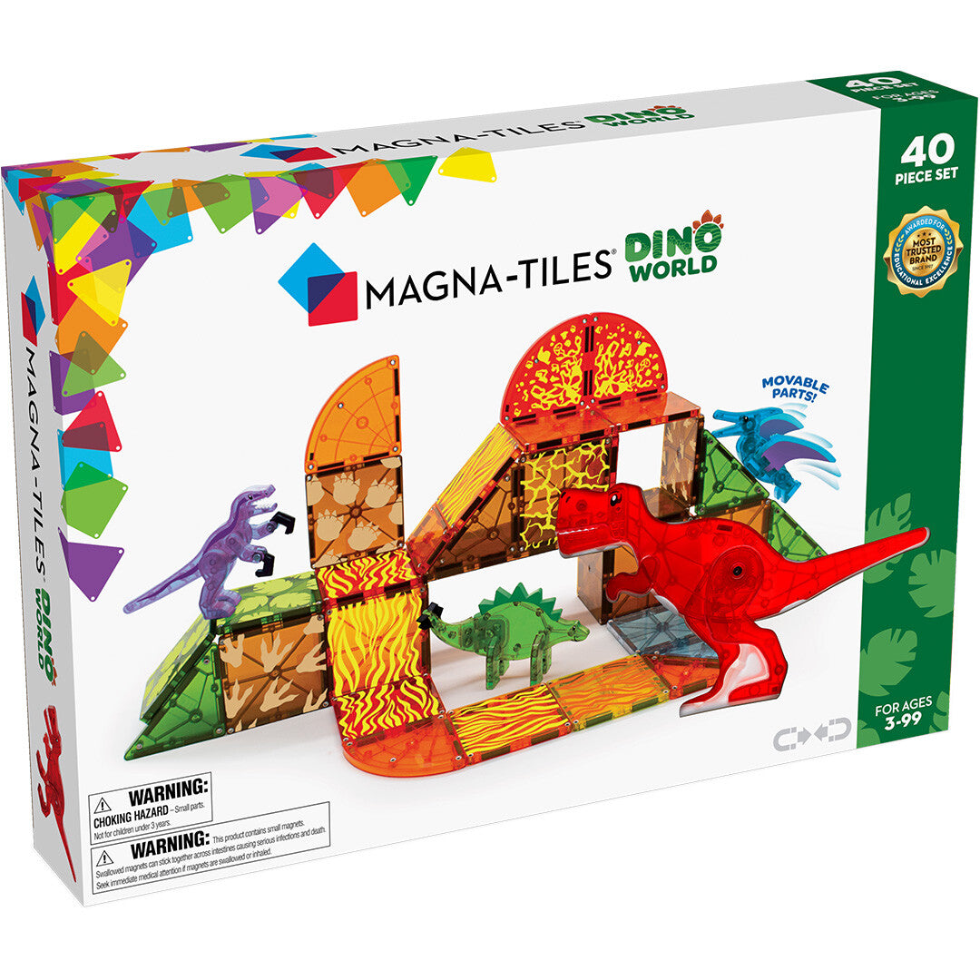 magna-tiles magnetische tegels dino world - 40st  | 850025176071 | 0
