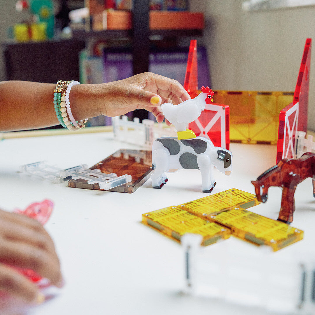 magna-tiles magnetische tegels farm animals - 25st  | 850025176095 | 1