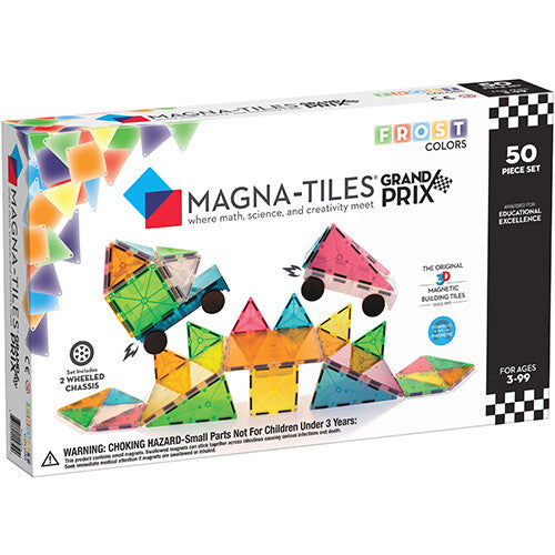 magna-tiles magnetische tegels frost colors - grand prix - 50st | 631291158509 | 0