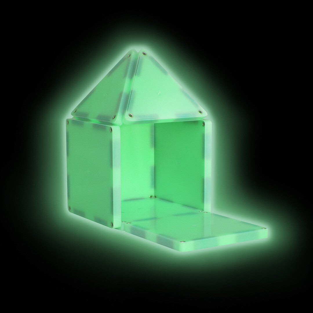 magna-tiles magnetische tegels glow in the dark  - 16st  | 631291188162 | 2