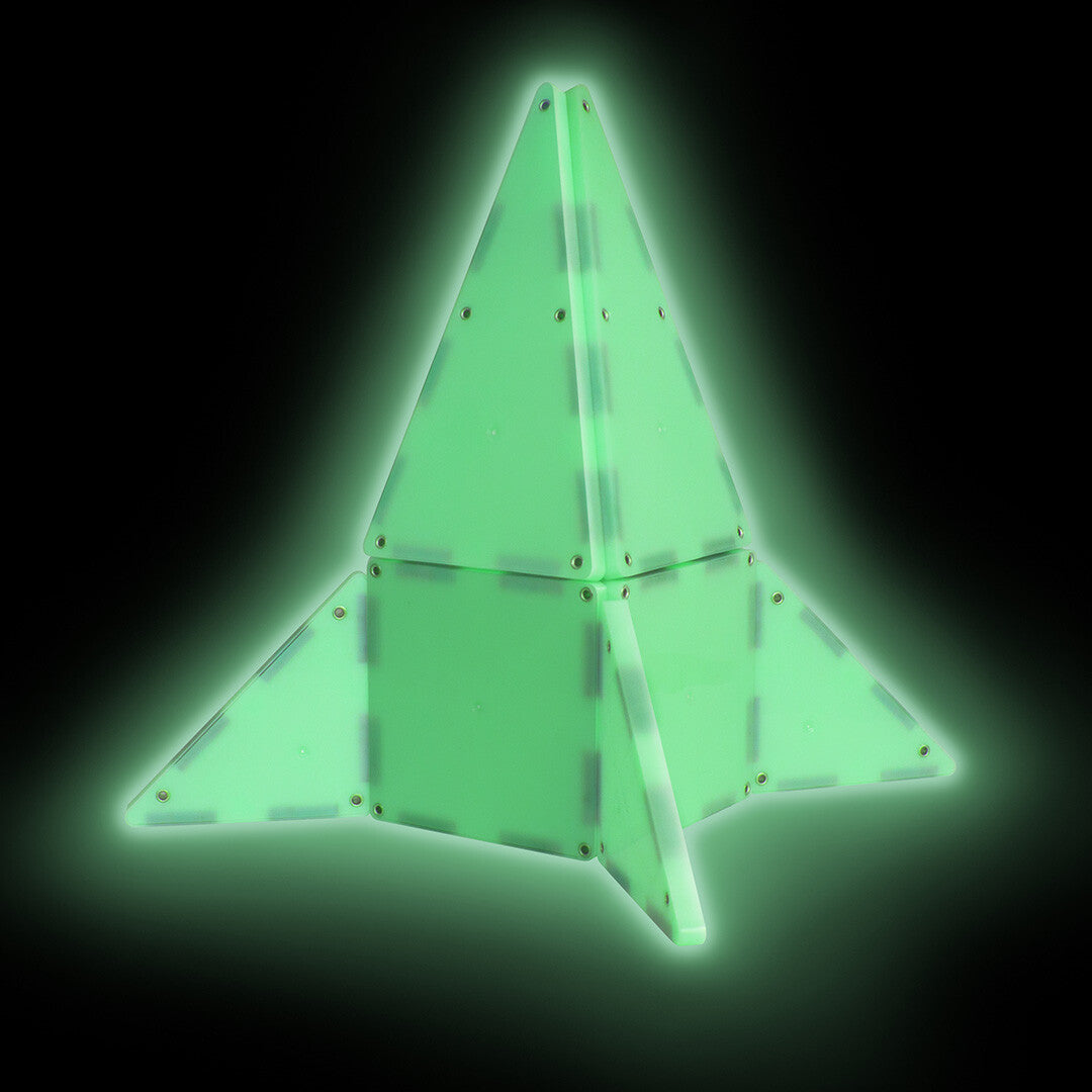 magna-tiles magnetische tegels glow in the dark  - 16st  | 631291188162 | 3