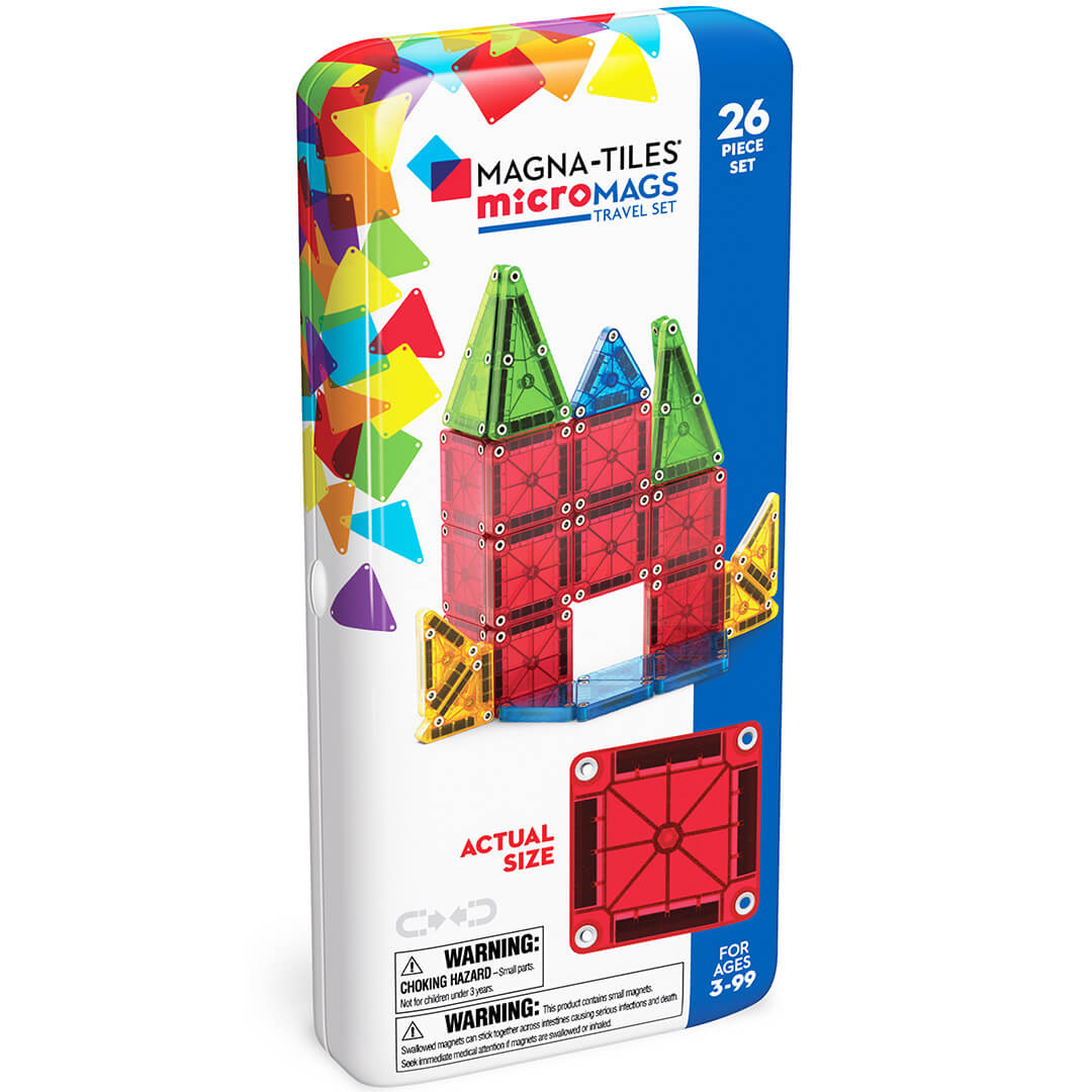 magna-tiles magnetische tegels micromags travel set - 26st | 244026BO | 0