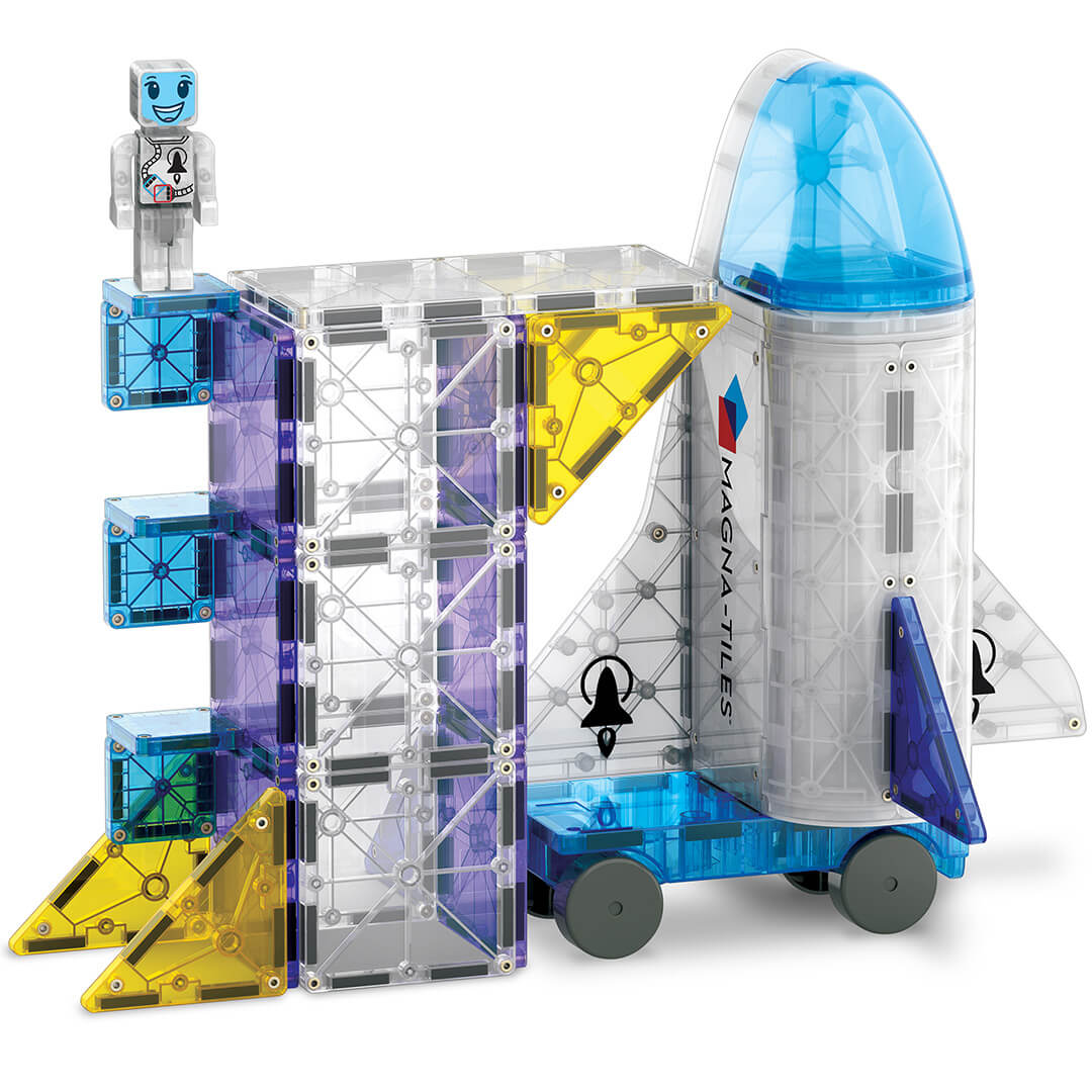 magna-tiles magnetische tegels space met micromags - 32st | 242032SP | 1