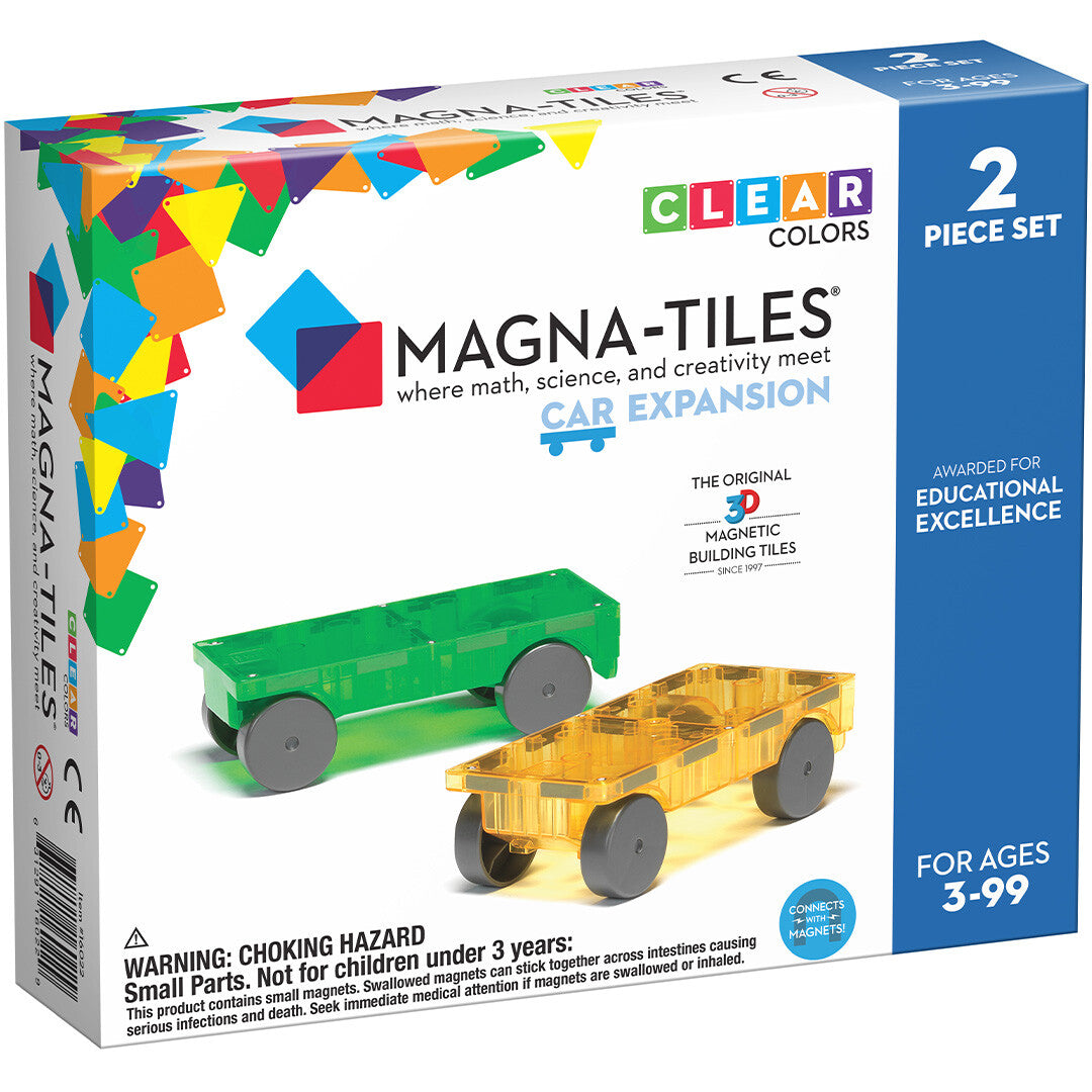 magna-tiles uitbreidingsset cars - 2st  | 631291160229 | 0