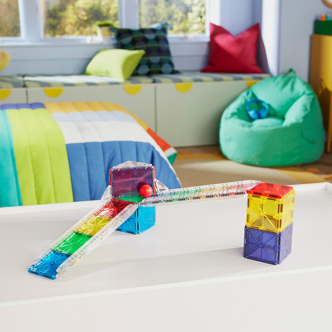 magna-tiles uitbreidingsset rail racers - 8st | 263008RP | 5
