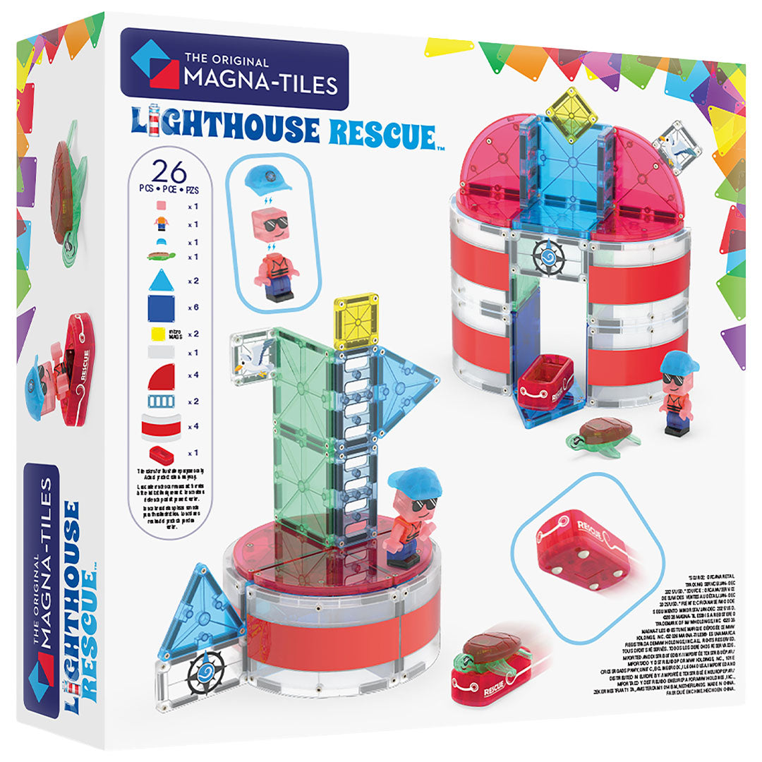 magna-tiles magnetische tegels lighthouse rescue - 26st | 262025LR | 