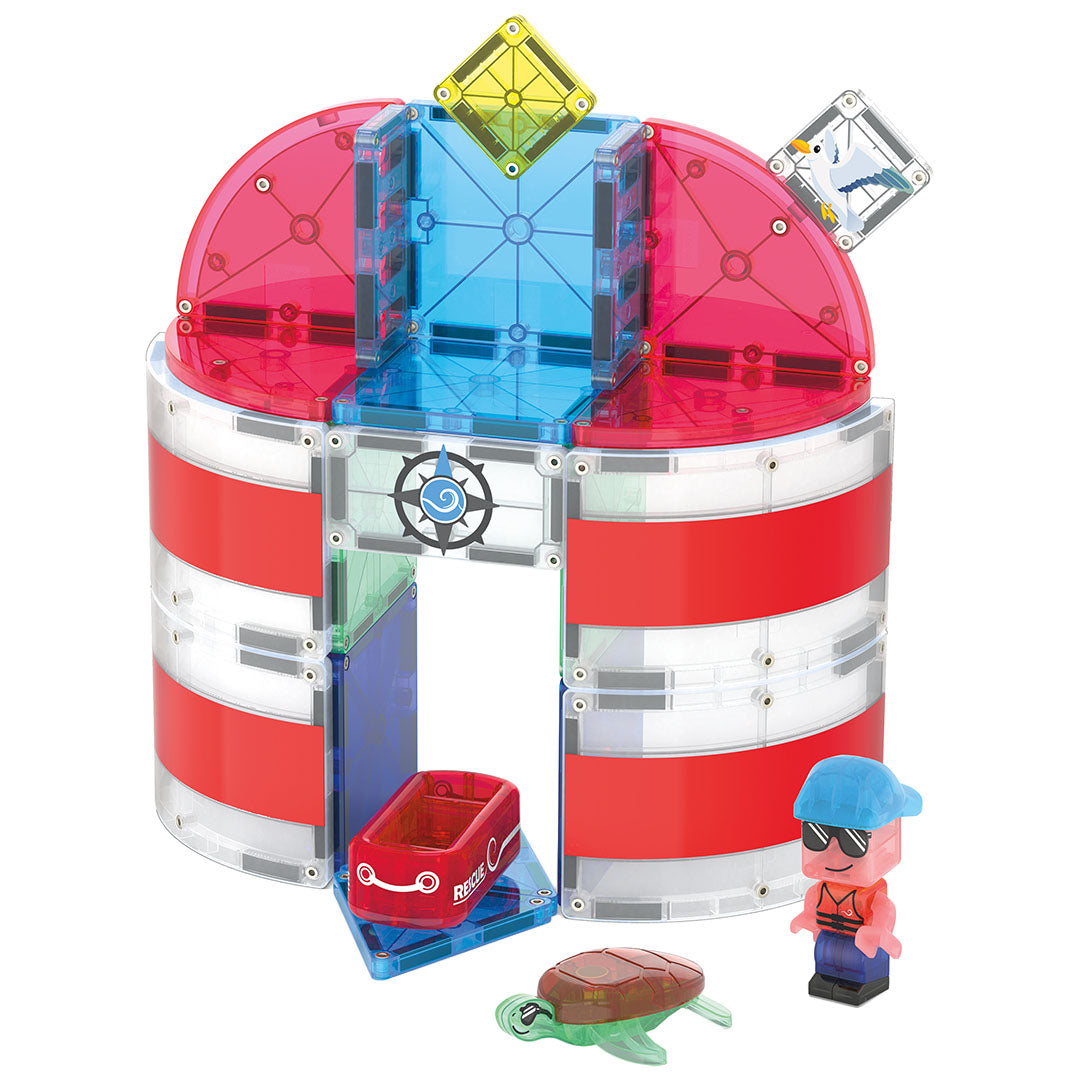 magna-tiles magnetische tegels lighthouse rescue - 26st | 262025LR | 4