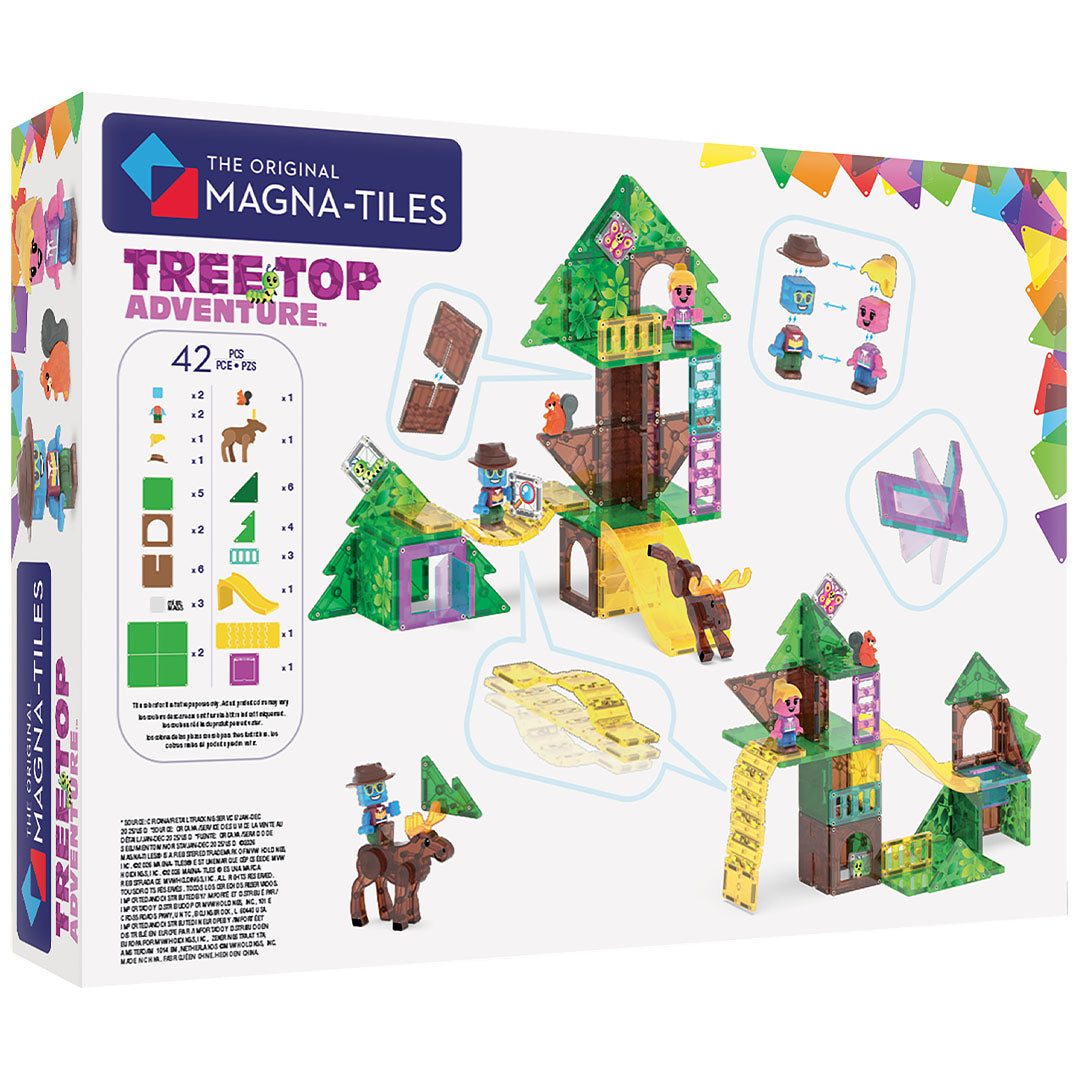 magna-tiles magnetische tegels treetop adventure - 42st | 262042TT | 4