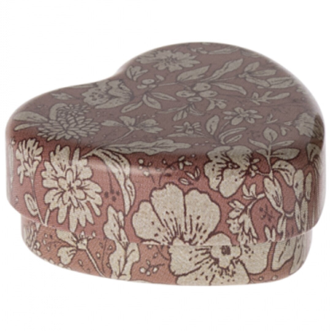 maileg hartvormige doosjes - ocher heather blossom - 2st | 19-4602-00 | 1