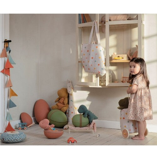 maileg knuffeldino in ei small - dark petrol - 23 cm | 16-2604-01 | 2