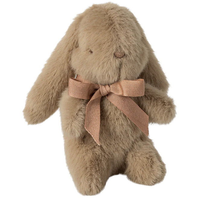 maileg knuffelkonijn bunny plush - dusty brown - 13 cm | 16-4991-05 | 0