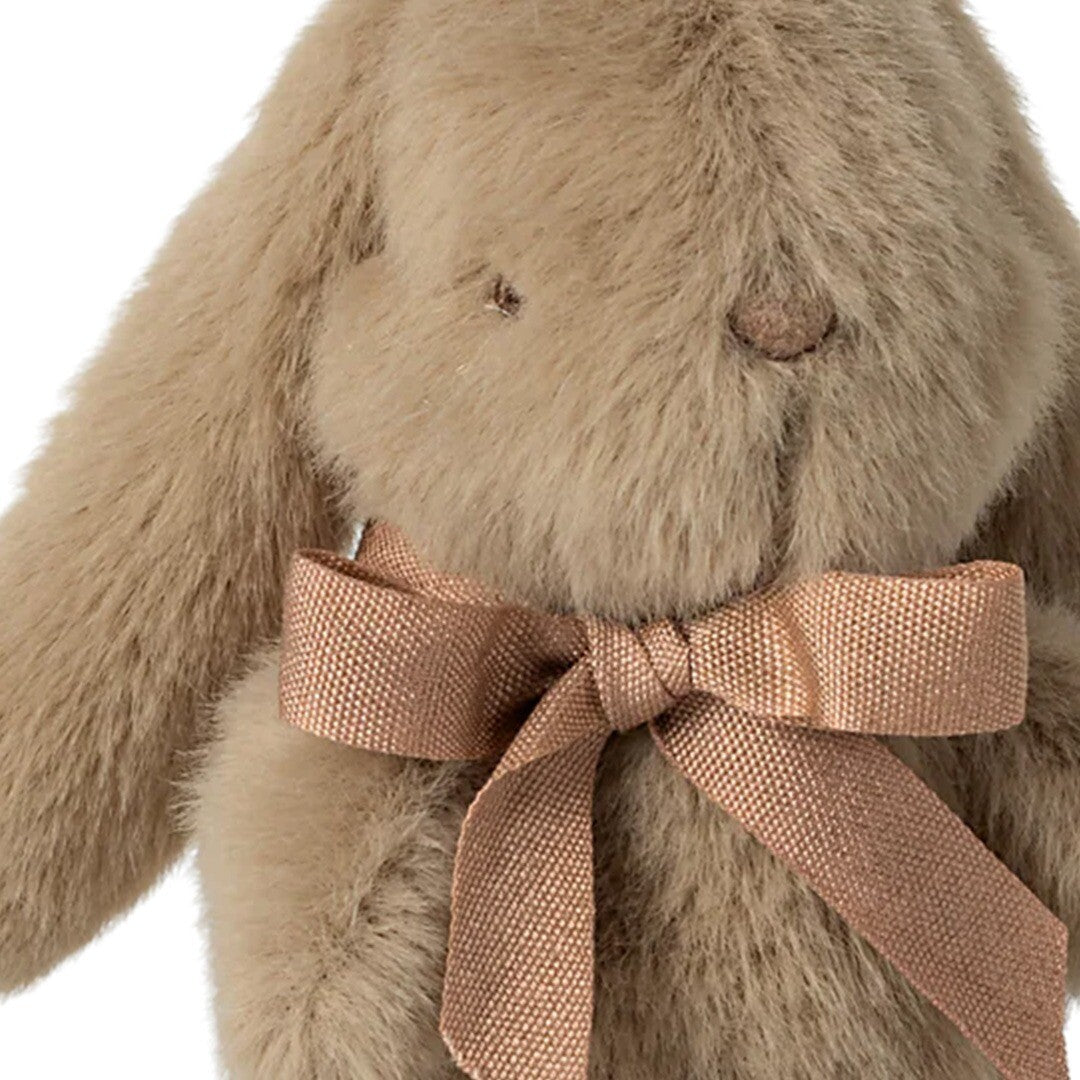 maileg knuffelkonijn bunny plush - dusty brown - 13 cm | 16-4991-05 | 1