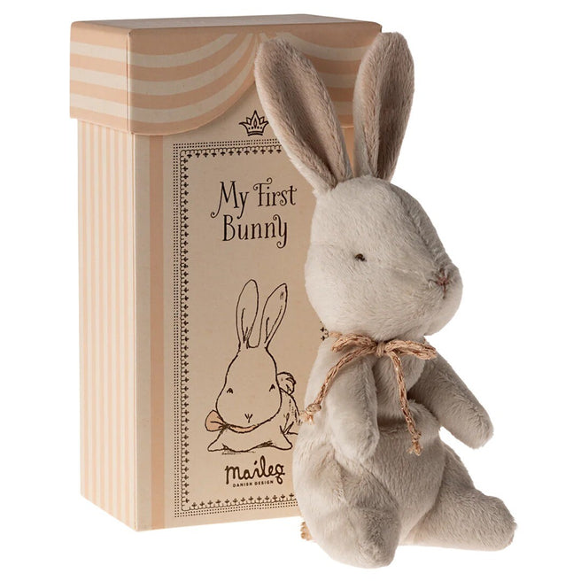 maileg knuffelkonijn my first bunny - off white - 19 cm | 16-4996-00 | 0