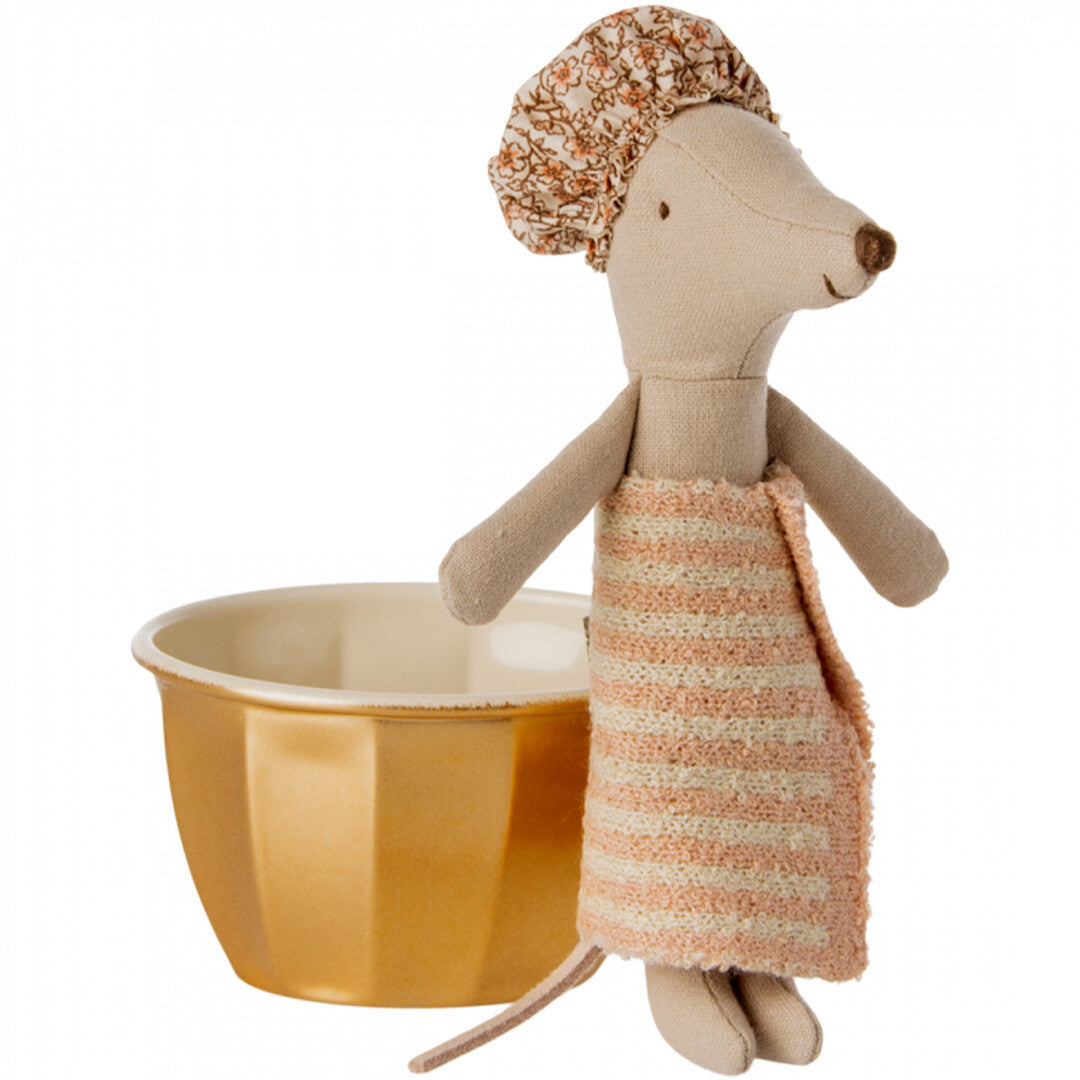 maileg knuffelmuis grote zus - in bad - 13 cm | 17-3210-00 | 1