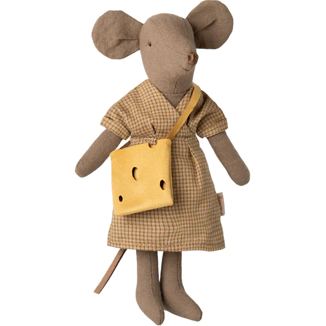 maileg knuffelmuis moeder lichtbruin - 15 cm | 17-5302-00 | 0