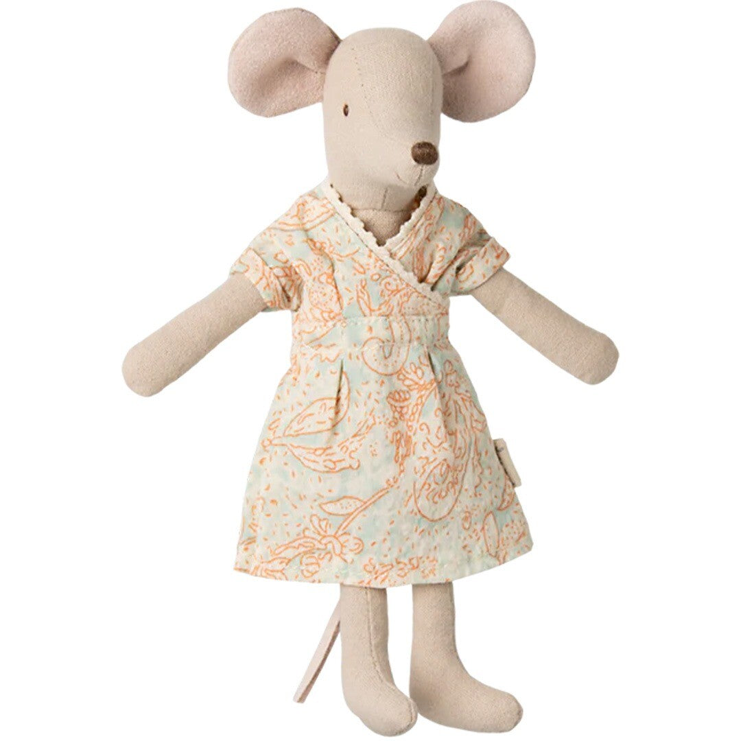 maileg knuffelmuis moeder met jurk - 15 cm | 17-5300-00 | 0