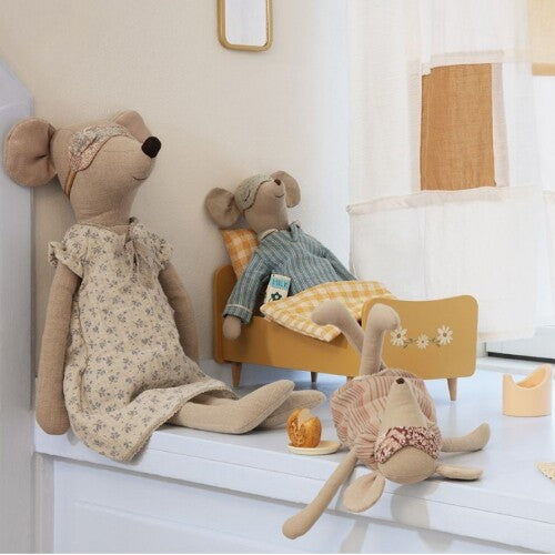 maileg knuffelmuis nachtjapon - maxi - 50 cm | 17-2500-00 | 2