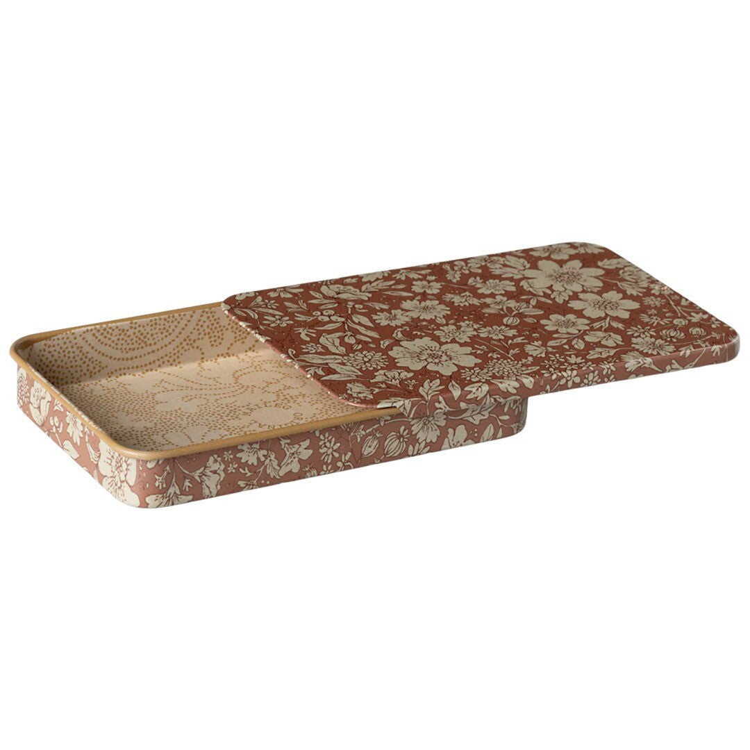 maileg metalen doos met schuifdeksel - heather | 19-4603-01 | 1