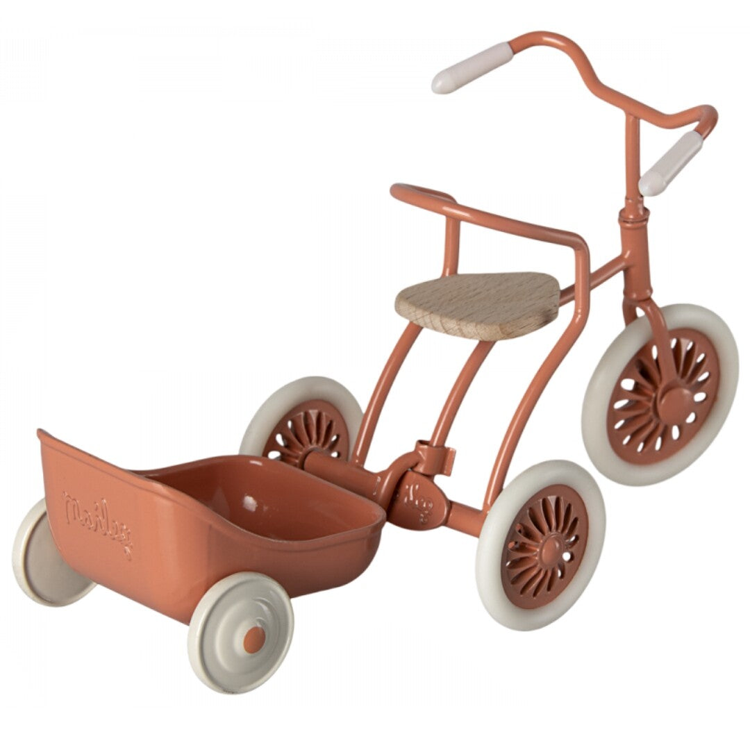 maileg poppenfietskar voor driewieler - coral | 11-4106-00 | 1