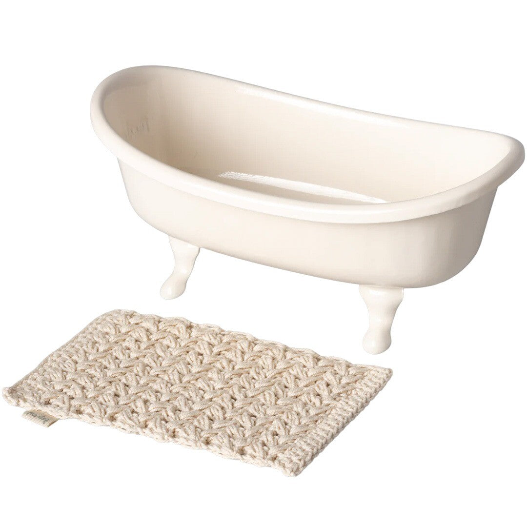 maileg poppenhuis badmat - off white | 11-4404-00 | 1