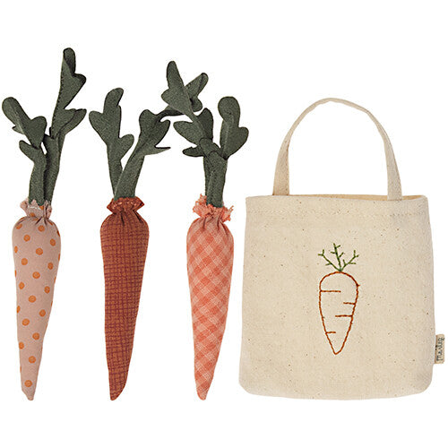 maileg poppenhuis boodschappentas met wortels - 14 cm | 11-2402-00 | 0