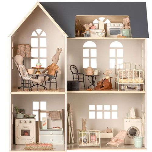 maileg poppenhuis emmer en mop - mini - 23 cm | 11-8102-00 | 2